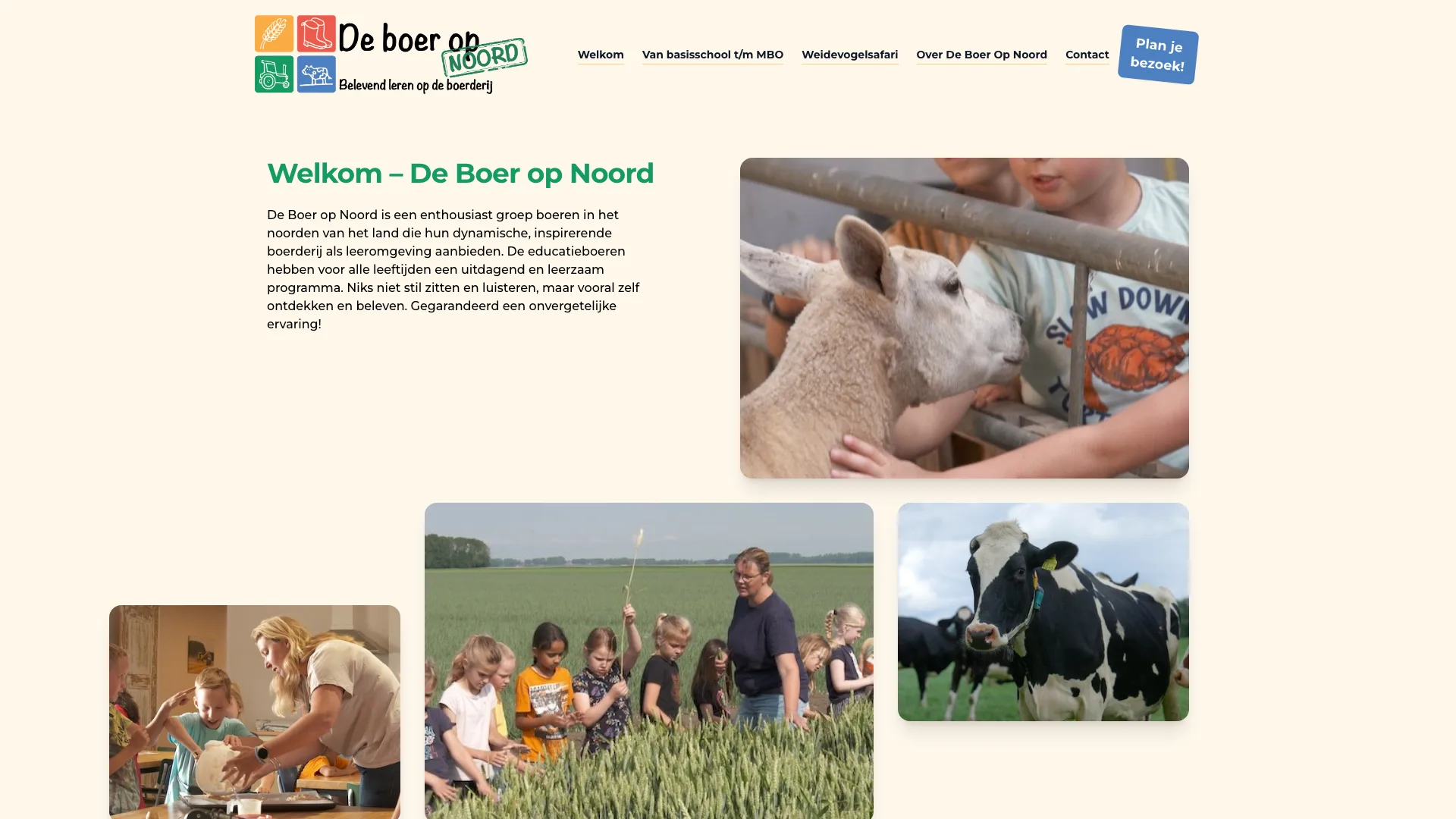Boerderij.school platform met register en kaartweergave