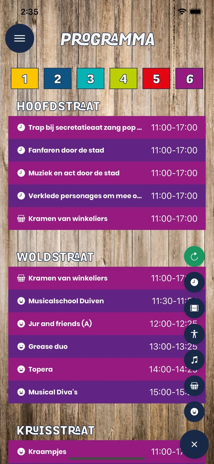 Donderdagmeppeldag app — scherm 3