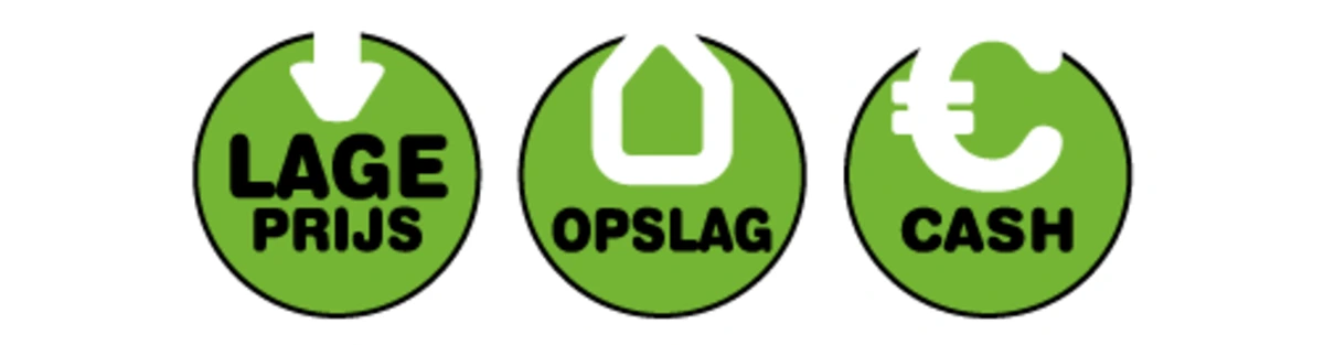 Suikerland USPs: lage prijs, opslag, cash